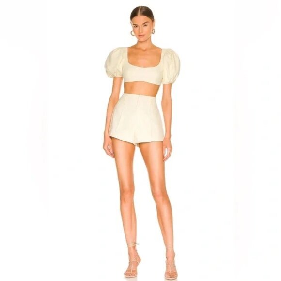 for love & lemons courtney crop top 🤍 xs - Picture 1 of 16
